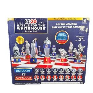 2020 Battle For The White House Chess Set Bulbhead Limited Edition Collectible